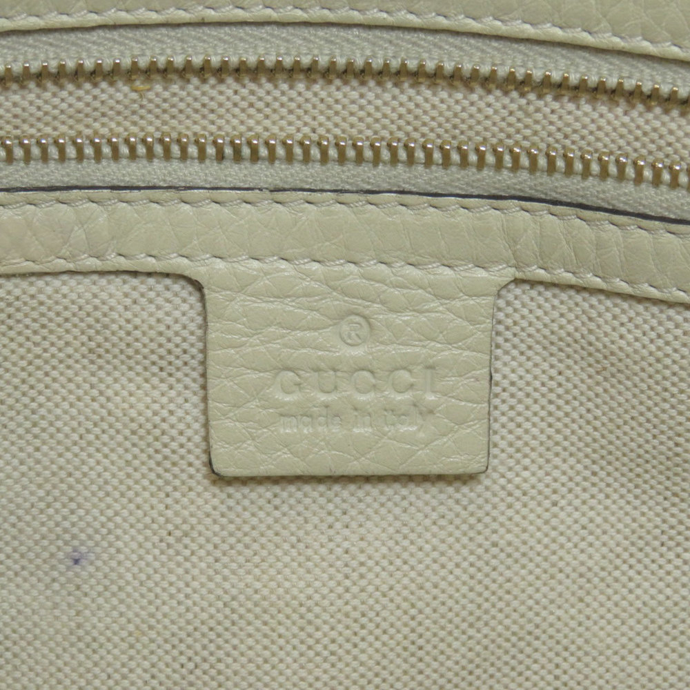GUCCI 338965 Bamboo Handbag Leather Ladies - Picture 6 of 10